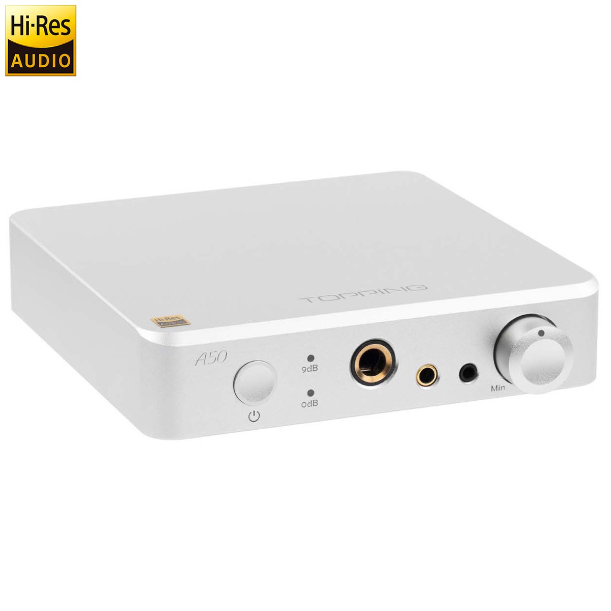 TOPPING A50 Headphone Amplifier Balanced Silver