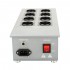 VIBORG VE80 Filtered Power Distributor 8 Schuko Sockets 3300W 15A Aluminium Gray