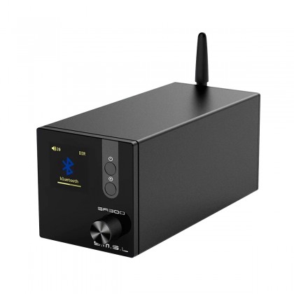 SMSL SA300 Class D Amplifier USB Bluetooth 5.0 aptX Subwoofer MA12070 2x40W 8Ω 32bit 384kHz