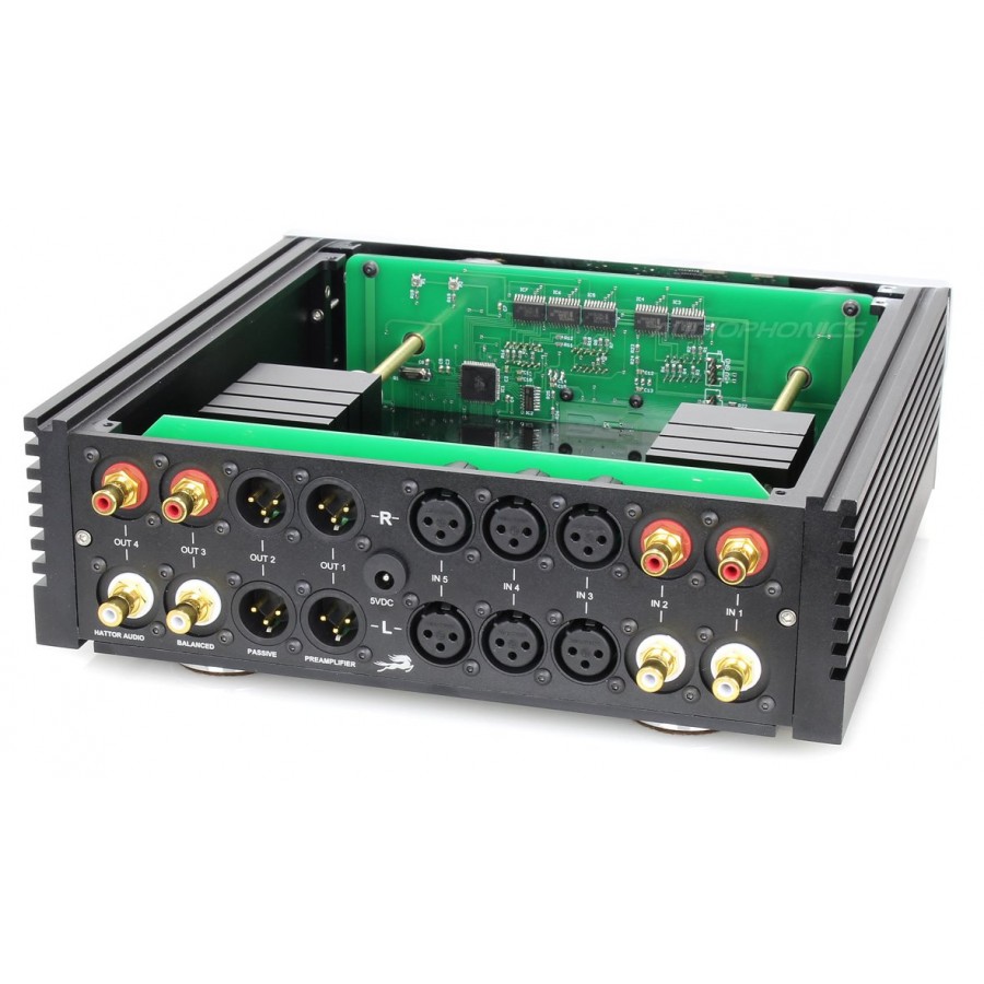 HATTOR AUDIO XLR Passive remote Preamplifier with Shunt Attenuator