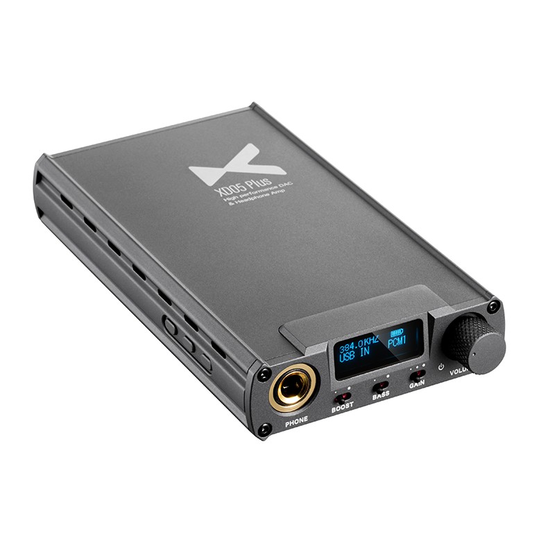 XDUOO XD05 PLUS Battery-Powered Portable Headphone Amplifier AK4493EQ XMOS 32bit 384kHz DSD256 Black