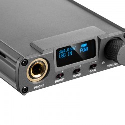 XDUOO XD-05 PLUS Battery-Powered Portable Headphone Amplifier AK4493EQ XMOS 32bit 384kHz DSD256 Black