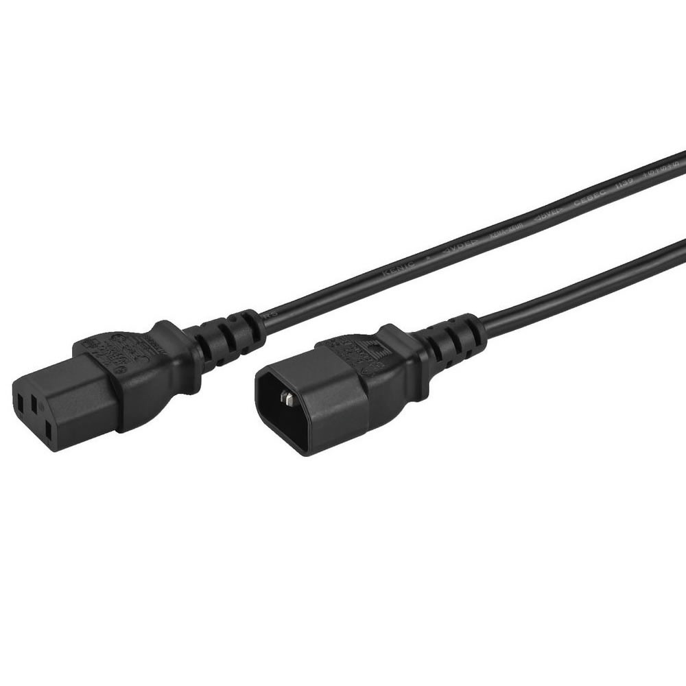 Extension cable IEC 0.75mm² 1.5m