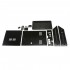 RaspTouch DIY Kit Chassis for ES9038Q2M DAC and Allo Kali Reclocker Black
