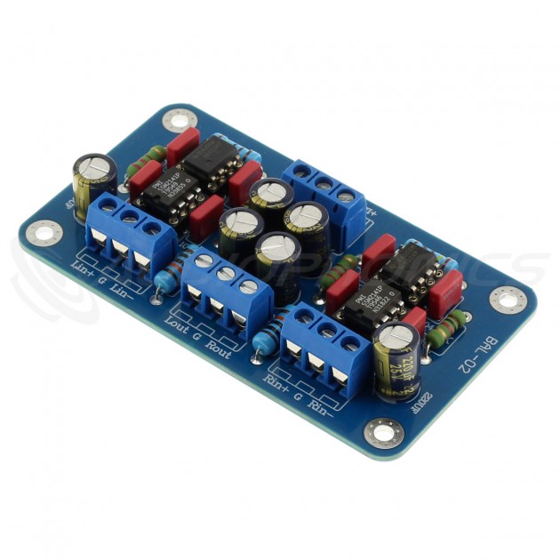 SSM2141 Balanced input and unbalanced output Dual Channel Preamplifier Board