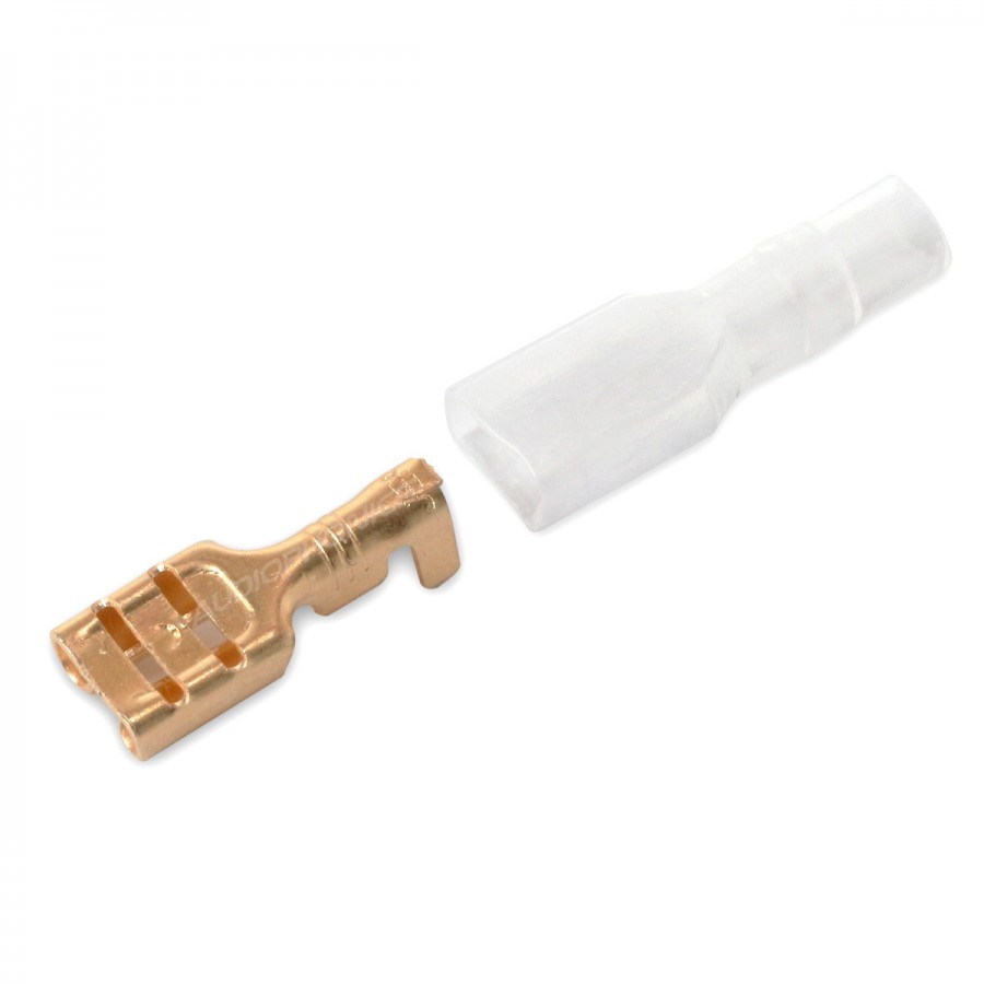 Female Blade Connectors 2.8mm 4.8mm Ø3mm (Set x10) Audiophonics