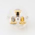 VIBORG VF503G IEC C15 Connector Pure Copper Plated Silver / Gold 24k Ø19mm