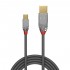 LINDY CROMO LINE Male USB-A to Male Mini USB-B 2.0 Cable Gold Plated 2m