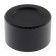 Aluminium Button D Shaft 25mm Ø6mm Black