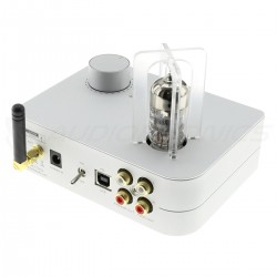 AUNE T1s 4TH GEN Amplificateur casque à tube / DAC ES9038Q2M Bluetooth Apt-X Argent