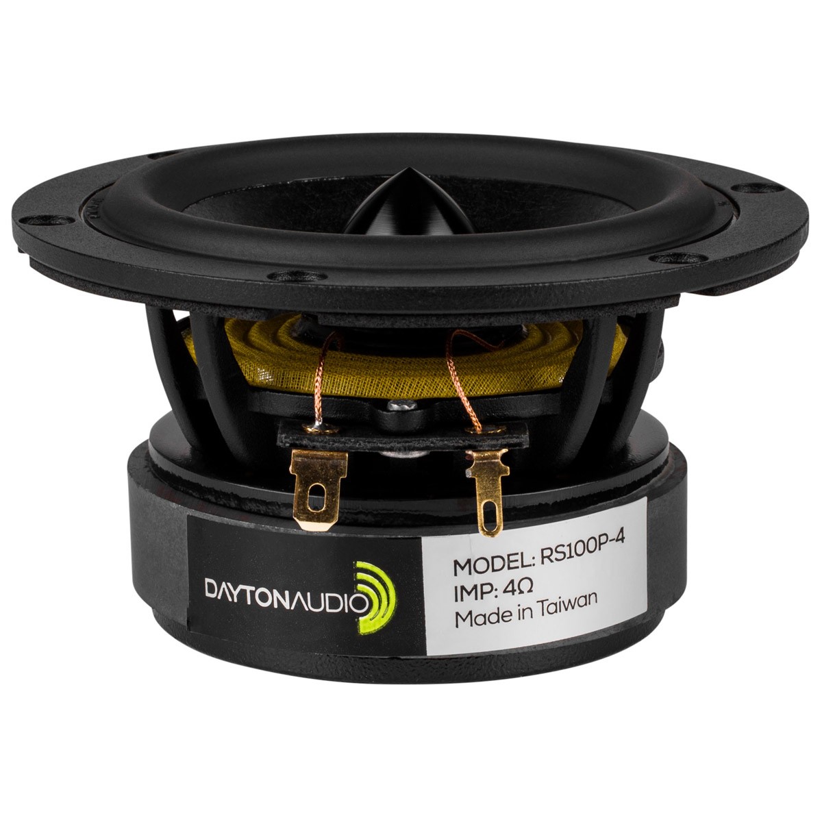 DAYTON AUDIO RS100P-4 Reference Speaker Driver Woofer 30W 4 Ohm 88dB 85Hz - 13500Hz Ø10.2cm