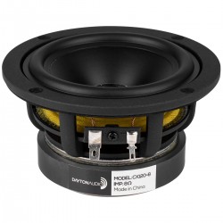 DAYTON AUDIO CX120-8 Haut-Parleur Large Bande Coaxial Grave avec Tweeter à Dôme en Soie 40W 8Ω 88dB 90Hz - 20000Hz Ø10.2cm