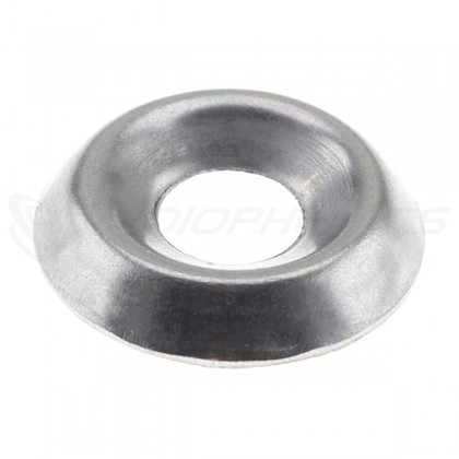 Hollow Washer Cup Stainless Steel M5x15x3mm Silver (x10)