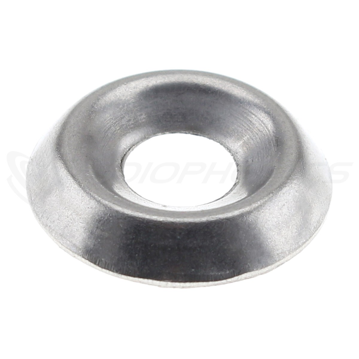 Stamped Washer Cup Stainless Steel M5x15x3mm Silver (x10)