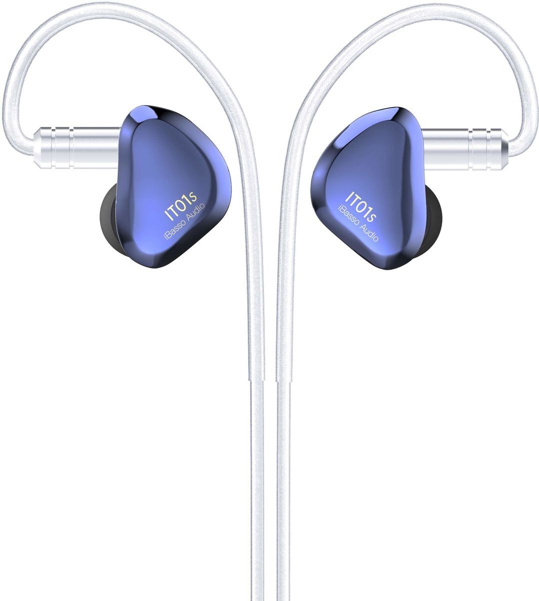 IBASSO IT01S In-Ear Monitor Dynamic Driver Nanotube Diaphragm Ø10mm 16 Ohm Blue