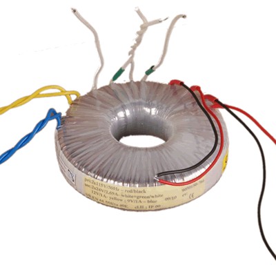 Toroidal Transformer 150VA 2x115V 2x24V / 9V / 12V TA2022