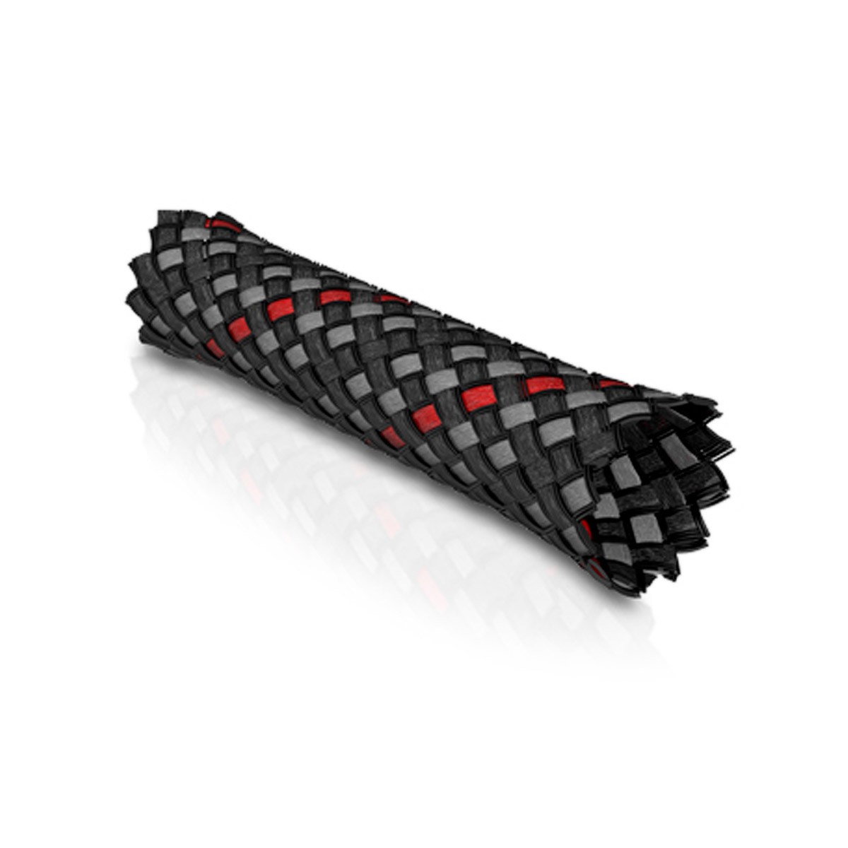 VIABLUE RACE Braided Sleeve 6-14mm Black Red Gray