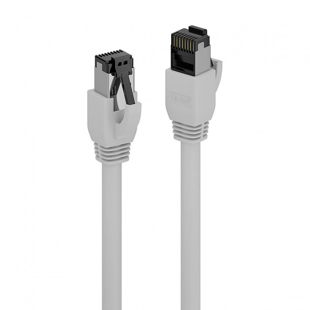 LINDY Ethernet RJ45 Cable Cat 8.1 S/FTP LSZH Gold Plated 3m - Audiophonics