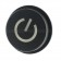 Push Button with Power Symbol white light 1NO 12V 50mA Ø15mm Black