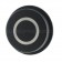 Bouton Poussoir avec Cercle Lumineux Blanc 12V 0.5A Ø15mm Noir