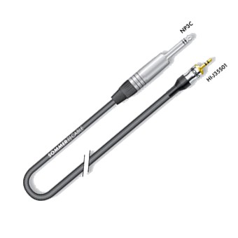 SOMMERCABLE CLUB MKII Câble Jack 6.35mm vers Jack 3.5mm Stéréo 50cm