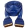 BTECH X21R - Cable peritel plat blindé OFC 24K 5m