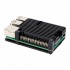 Aluminium Heatsink Case for Raspberry Pi 4 Black