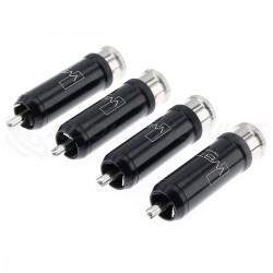 WBT 0110AG Connecteurs RCA NextGen Argent Pur 75 Ohm Ø9mm (Set x4)