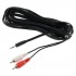 Modulation Cable Male Jack 3.5mm to Male Stereo RCA 5m