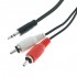 Modulation Cable Male Jack 3.5mm to Male Stereo RCA 5m