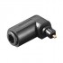 Toslink female adapter to Toslink male angled