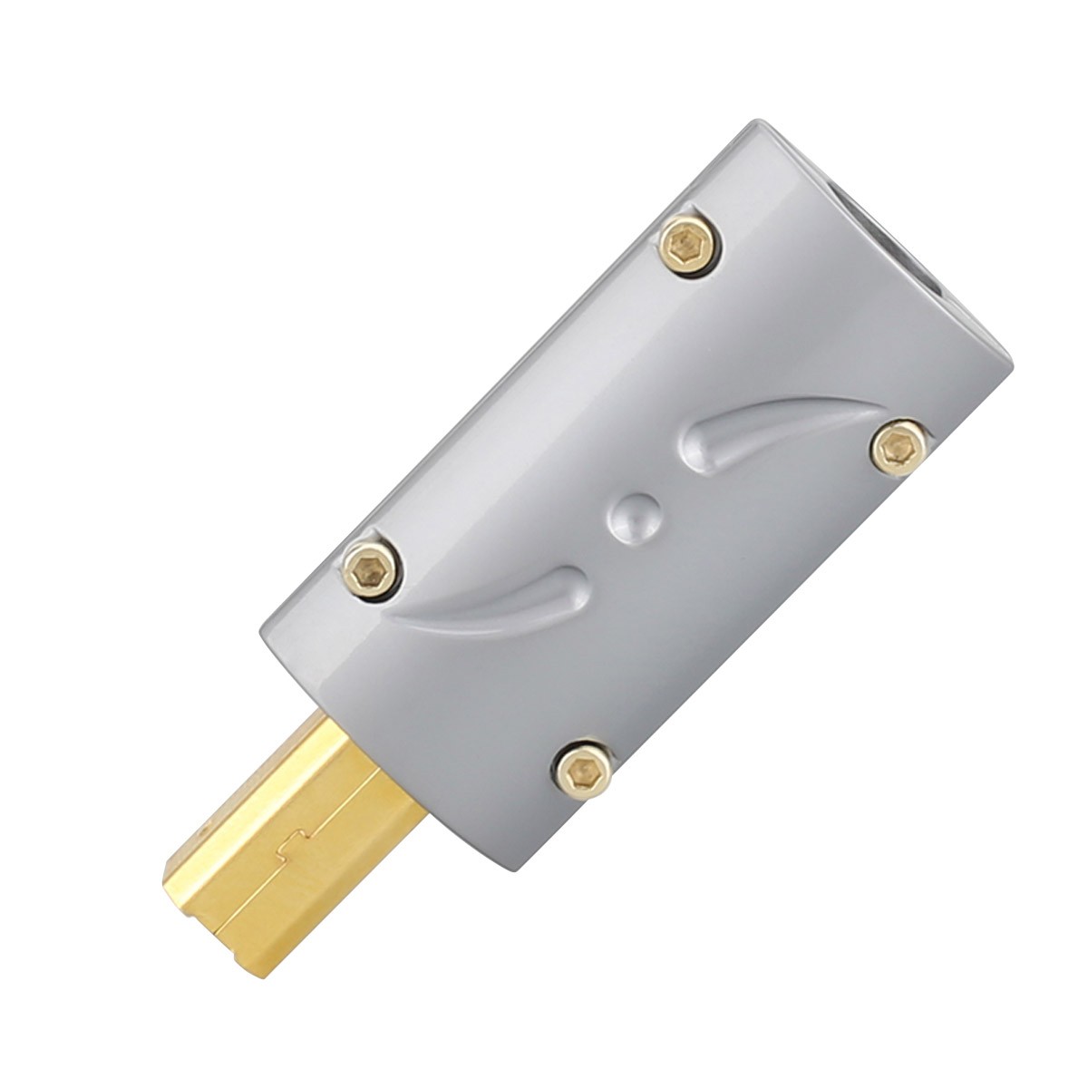 VIBORG UB201 Male USB-B 2.0 Connector Gold 24k Plated Ø8.5mm