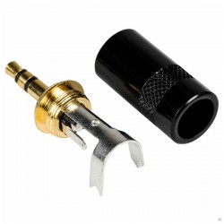 NEUTRIK NYS231BG-LL Jack 3.5mm Mâle Stéréo plaqué Or Ø8mm (Unité)