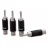 NEOTECH NC-01675RH Fiches Banane Cuivre OFC Plaqué Rhodium Traitement Cryo Ø8mm (Set x4)