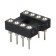 Support tulipe circuit imprimé DIP8 socket 8 broches