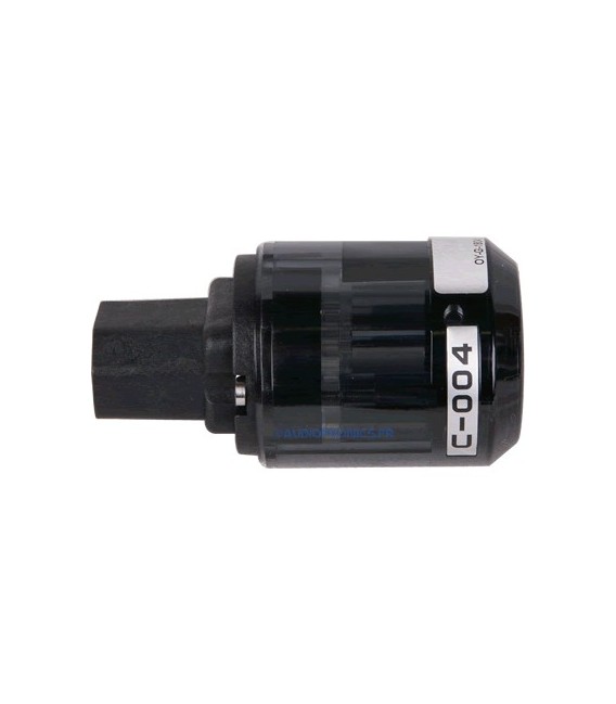Connettore IEC Maschio Oyaide C-037 - Bronzo Fosforoso, Placcato Argento/Rodio