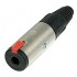 NEUTRIK NJ3FC6 Connecteur Jack 6.35mm Femelle plaqué Or Ø8mm (Unité)