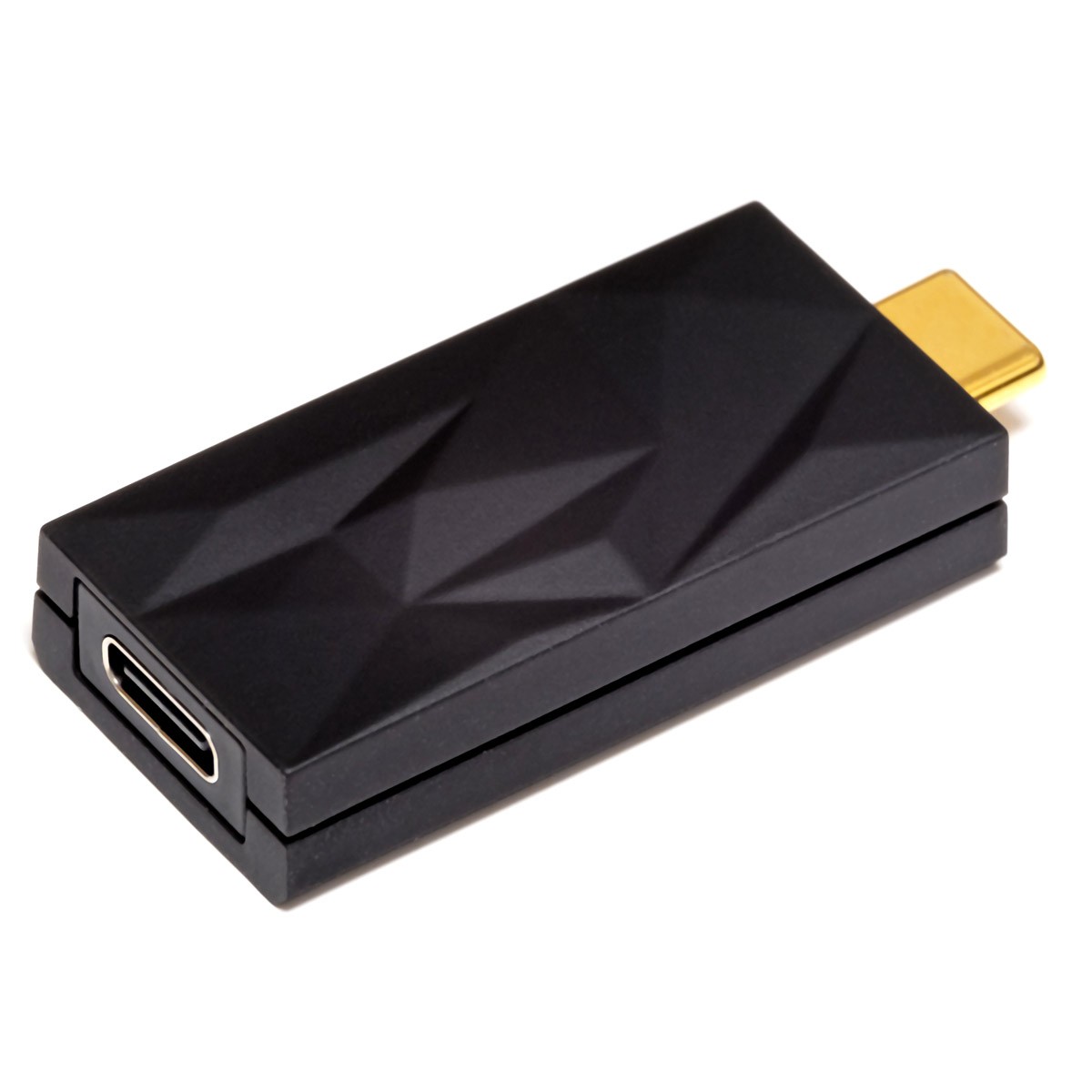 Câble USB plat USB-C Male / USB-C Male 2.0 10cm Noir - Audiophonics