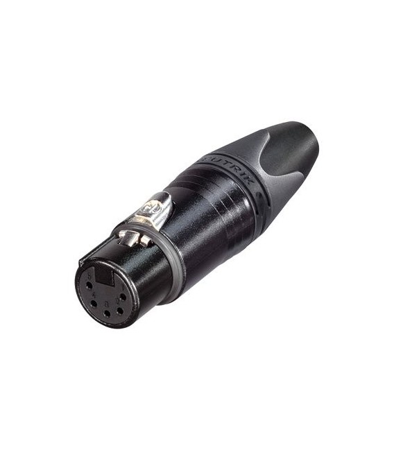 Neutrik NC5FBH-B 5 polige XLR Chassisbuchse female 
