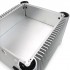 100% Aluminium DIY Box / Case round corners with heatsink 242x206x150mm