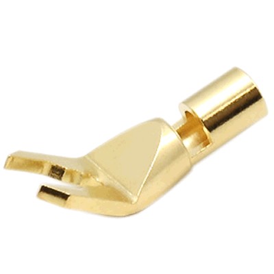 WM AUDIO KS-201 Spade Plug 45° Gold Plated Ø5mm (Unité)