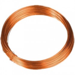 Fil de cuivre monobrin émaillé Ø 0.8 mm 10m