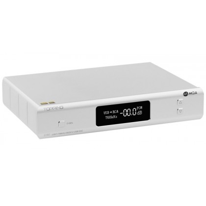 TOPPING D90 DAC Symétrique AK4499 XMOS XU208 I2S 32bit 768kHz DSD512 Bluetooth 5.0 Argent