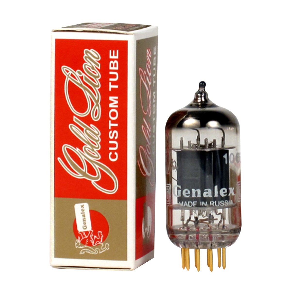 GENALEX GOLD LION Tube 12AT7 / ECC81 / B739 Gold Pins