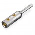 VIBORG VB401S Pure Copper Banana Plug Silver / Gold Plated 24k 3μ Ø4mm (Set x4)