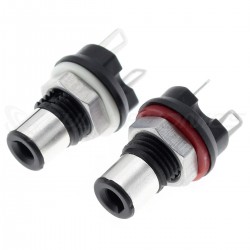 KLEI HARMONY CLASSIC RCA Plugs Silver Plated Copper (Pair)