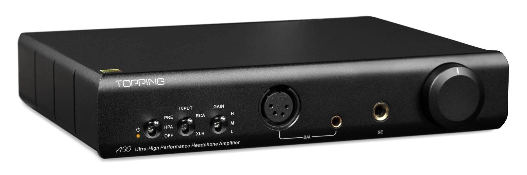 TOPPING A90 Balanced Headphone amplifier / Preamplifier Black