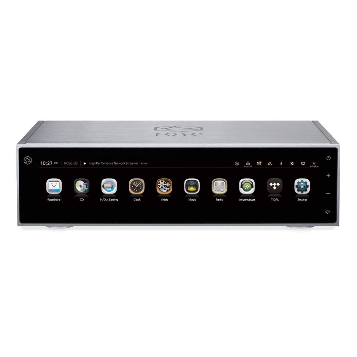 ROSE HIFI RS150B Lecteur réseau DAC SABRE ES9038PRO 32bit 768kHz DSD512 MQA Bluetooth WiFi DLNA AirPlay Noir