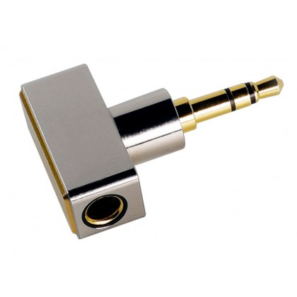 DJ44C Adapter Female Balanced Jack 4.4mm to Male Single-Ended Jack 3.5mm Gold Plated
