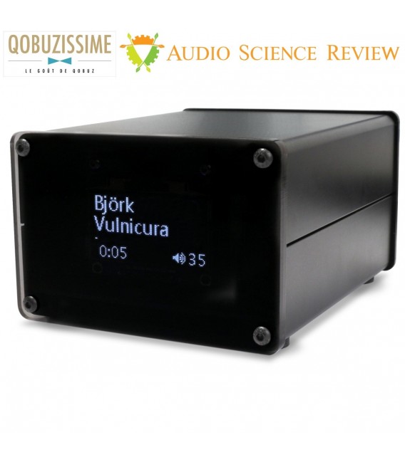 Audiophonics raspdac mini kit diy streamer for raspberry pi 4 dac